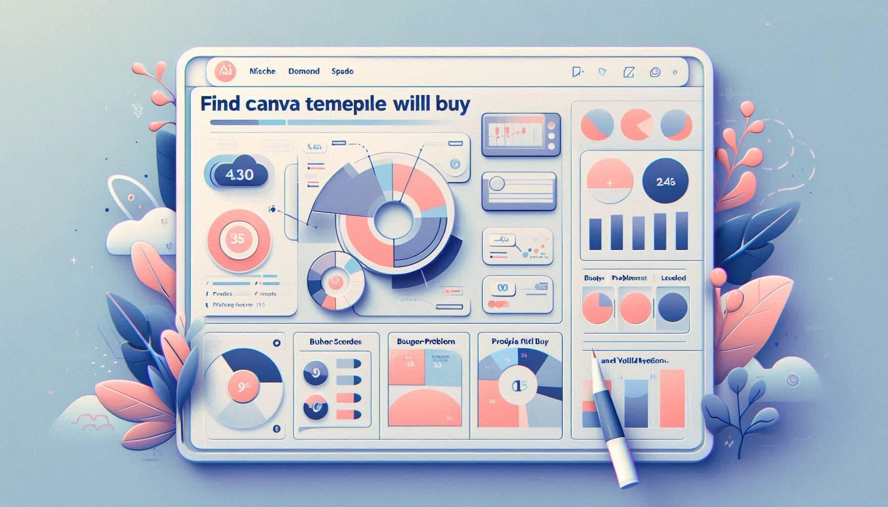 AI Canva Template Niche & Demand Finder