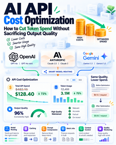 AI API Cost Optimization: Cut Token Spend Without Sacrificing Output Quality