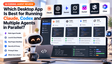 AI Coding Agent Review: Which Desktop App Is Best for Running Claude, Codex and Multiple Agents in Parallel?