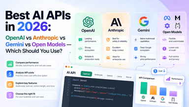 2026년 최고의 AI API: OpenAI, Anthropic, Gemini, 오픈 모델 비교 — 무엇을 선택해야 할까?