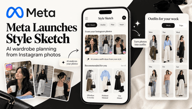 Meta’s Style Sketch: Building a Virtual Wardrobe from Your Instagram Photos