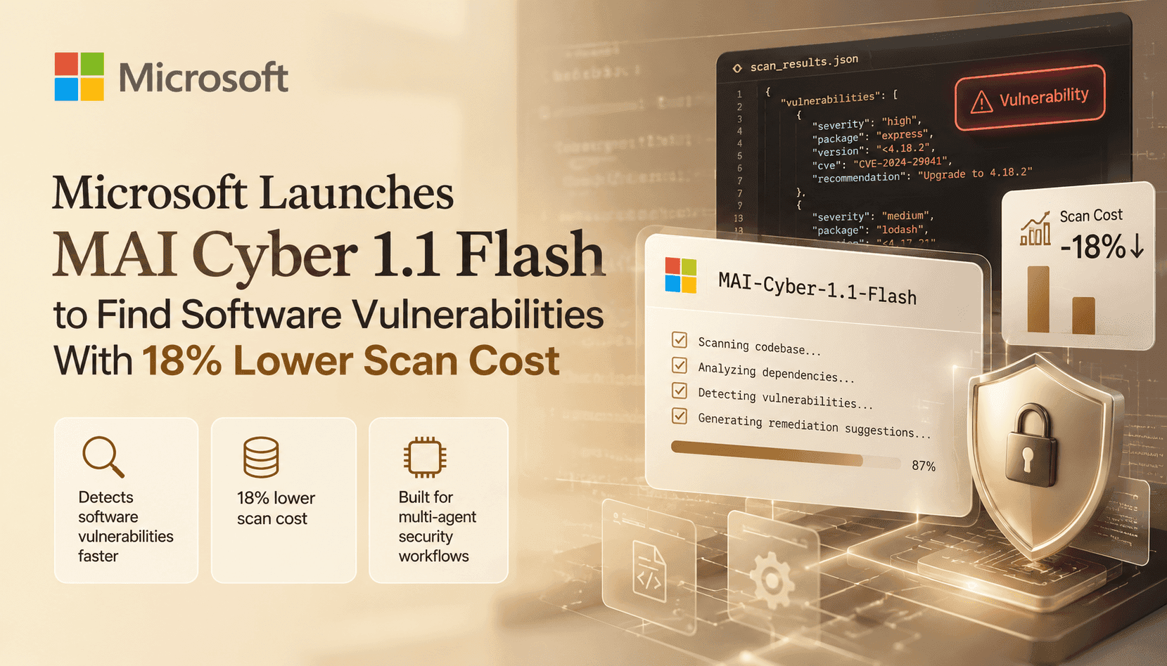 MAI Cyber 1.1 Flash: Sharper MDASH Scans, 18% Lower Token Cost — What Teams Should Measure