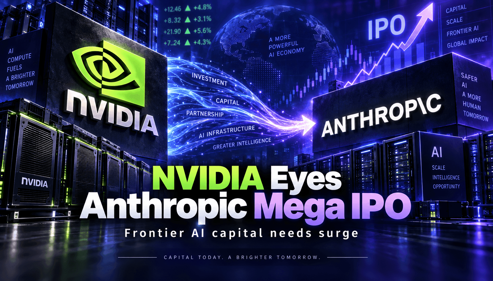 앤트로픽의 대규모 IPO에서 NVIDIA의 앵커 역할, 컴퓨트–자본–모델 플라이휠 강화