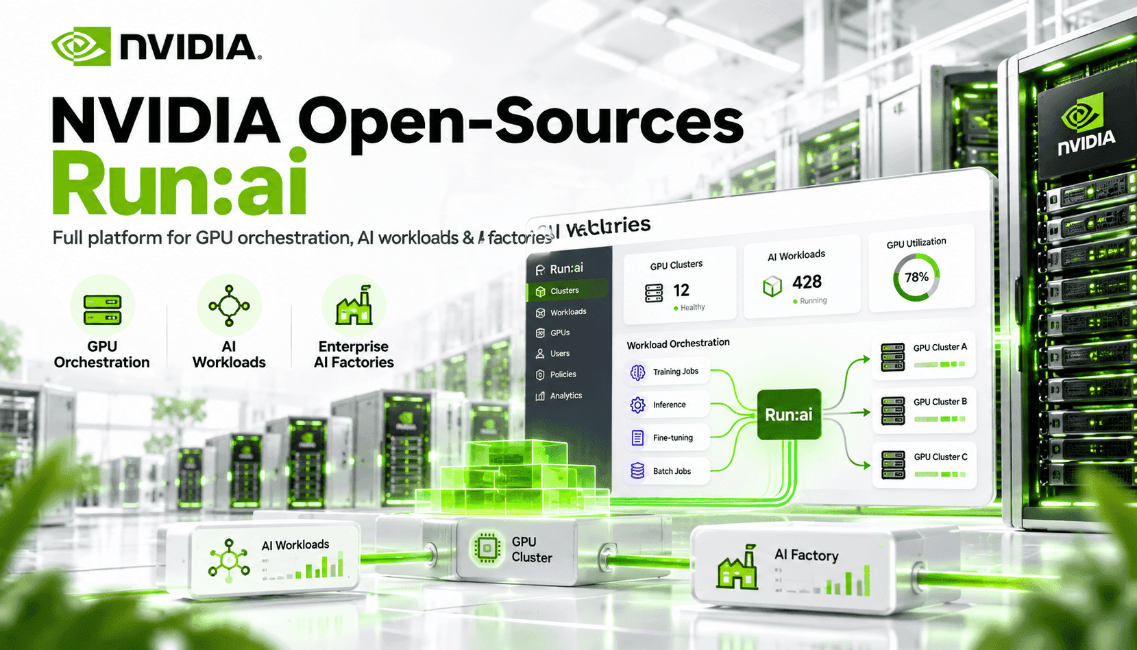 NVIDIA abre Run:ai: qué significa para la orquestación de GPU empresarial