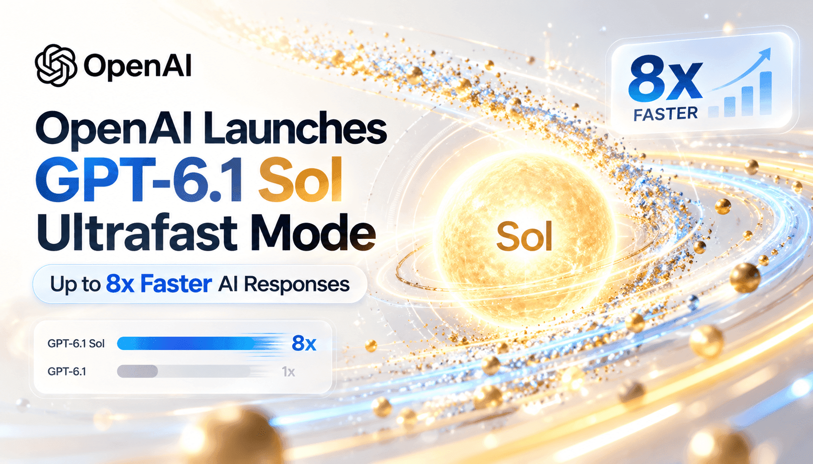 OpenAIのGPT‑6.1 Solに超高速モード登場:トークン生成速度8倍の効果とは