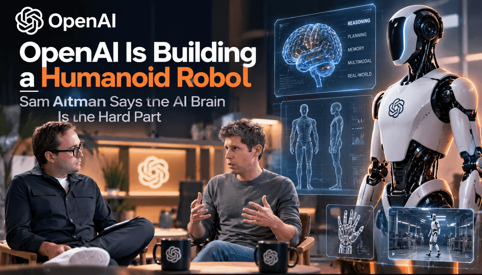 L’ambition humanoïde d’OpenAI : le plus difficile, c’est le cerveau, pas le corps
