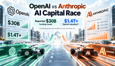 OpenAI対Anthropic:300億ドルの資金調達競争が、実質的にインフラ投資である理由