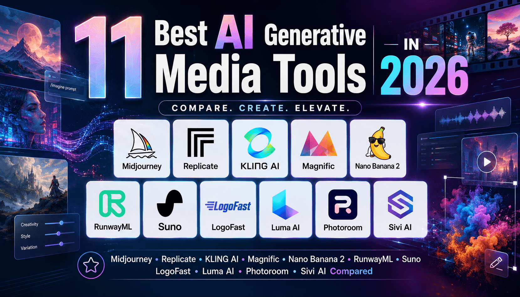 The 11 Best AI Generative Media Tools in 2026: A Buyer’s Guide to Images, Video, Music, and Brand Assets