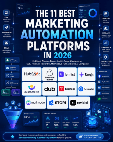 The 11 Best Marketing Automation Platforms in 2026: Build a Stack That Matches How You Grow