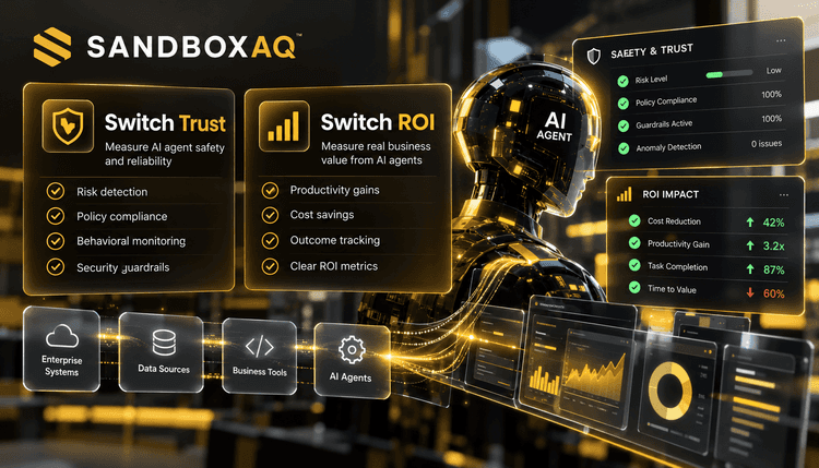 SandboxAQ’s Switch Trust and Switch ROI: Measuring Safety and Business Value of Enterprise AI Agents