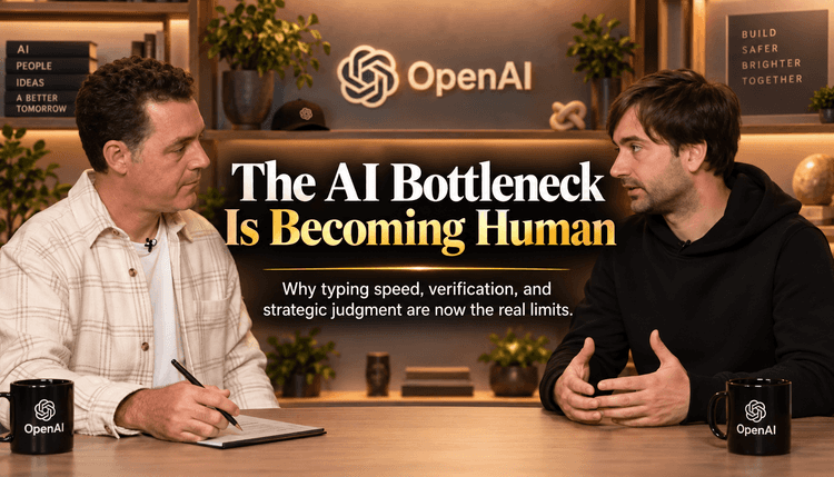 When AI Stops Waiting: The Human Bottleneck of Intent, Verification, and Strategic Judgment