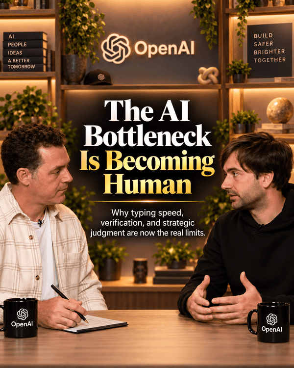 When AI Stops Waiting: The Human Bottleneck of Intent, Verification, and Strategic Judgment