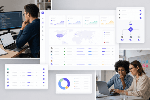 Router’s console shows model selection per request, cost index over time, latency and failure rates, token usage, and side‑by‑side model comparisons to validate strategies before shipping changes to production.
