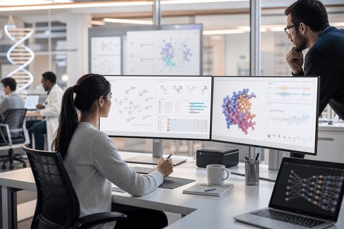 Interactive visualization showing activation manifolds, causal component overlays, and checkpoint diff heatmaps that teams use to isolate behaviorally relevant features and validate edits.