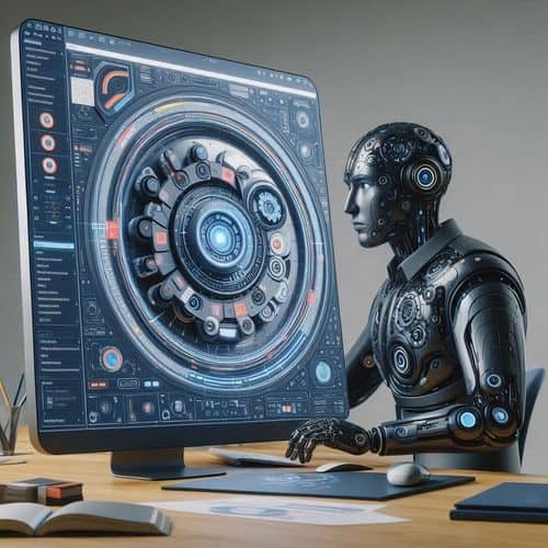 Adam interface showing AI-assisted CAD modeling, feature editing, and parametric design controls.