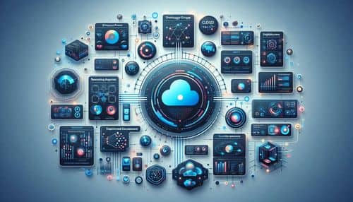 Palantir enterprise AI platform showing connected data sources, operational dashboards, AI agents, ontology workflows, governance controls, deployment pipelines, and mission-critical decision intelligence.