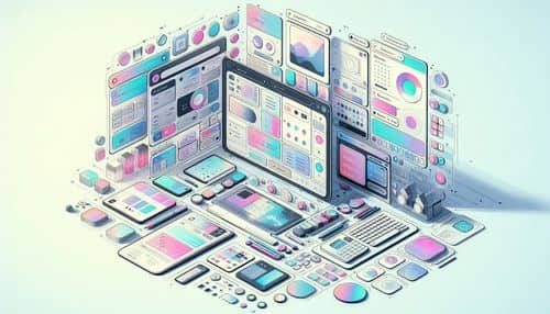 Blueprint AI Webサイト生成、eコマースツール、コンテンツ編集、およびデザインカスタマイズワークフローを表示するSquarespaceのダッシュボード。