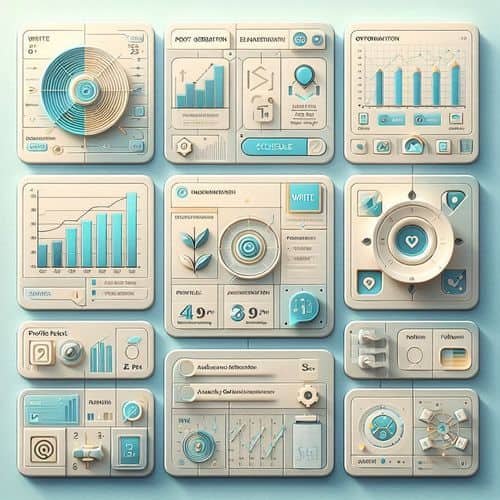 Taplio dashboard showing AI LinkedIn post generation, scheduling calendar, profile optimization tools, and performance analytics.