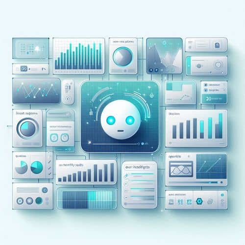 Giao diện Tableau hiển thị một bảng điều khiển do AI tạo ra với các biểu đồ, xu hướng dự đoán và thông tin ngôn ngữ tự nhiên.