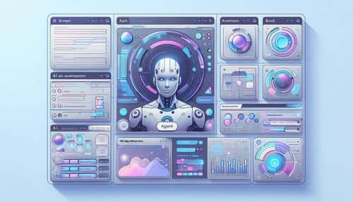 Interface do Manus a mostrar fluxos de trabalho de IA autónomos, automatização de navegador, geração de aplicações e execução de tarefas baseada na nuvem.