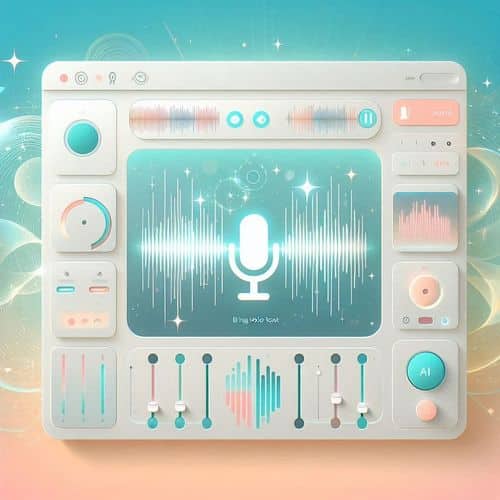 Murf.ai studio interface showing AI voice tracks, customization controls, and multilingual voice options.