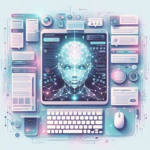 Copy.ai interface showing templates, brand voice control, and workflow automation for marketing copy creation.