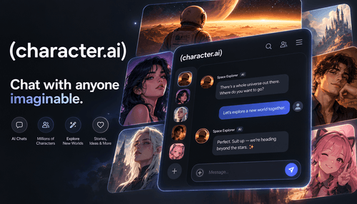 Character AI conversational platform for custom personas