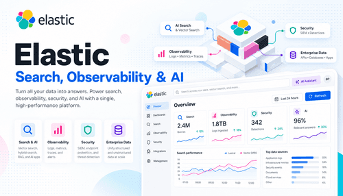 Elastic: The Search Database for AI, Observability and Security