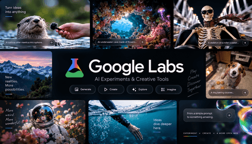 Google Labs:實驗性 AI 工具、代理人與創意工作室