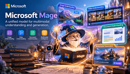 Microsoft Mage: Lightweight Multimodal Models for Vision, Generation and Computer Use