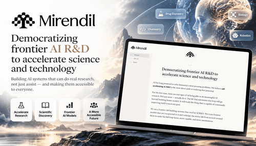 Mirendil Frontier AI Lab for Autonomous Research
