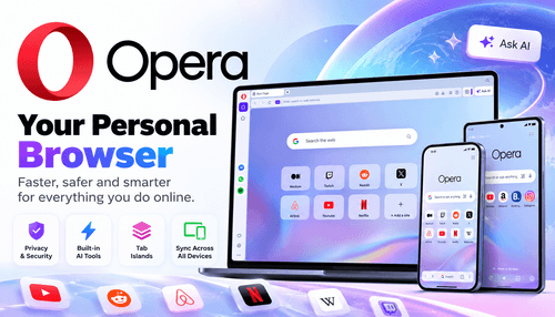 Opera One Privacy First Browser with Built in AI and Free VPN
