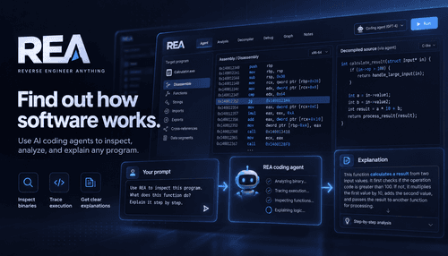 Reverse Engineer Anything REA Toolkit for Coding Agents
