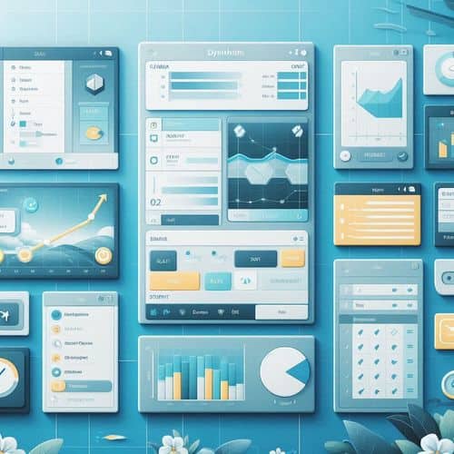 Jira dashboard showing project boards, agile workflows, issue cards, and performance reports.