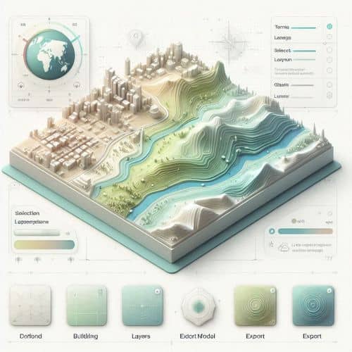TopoExport: Generador IA de Mapas 2D y Modelos de Terreno 3D para CAD y BIM