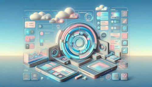 Espaço de trabalho do Titan DXP mostrando portais conectados ao Salesforce, automação de documentos, formulários, fluxos de trabalho e ferramentas de automação de negócios assistidas por IA.